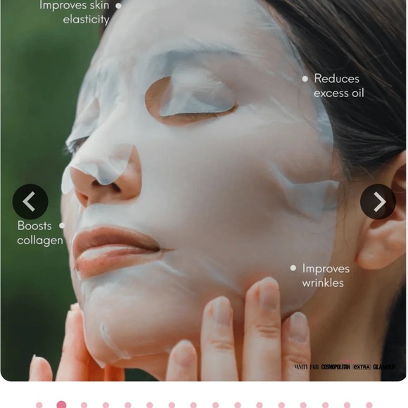 Wellnature Glass Skin Masks 4 masks per pack - Picture 4 of 9